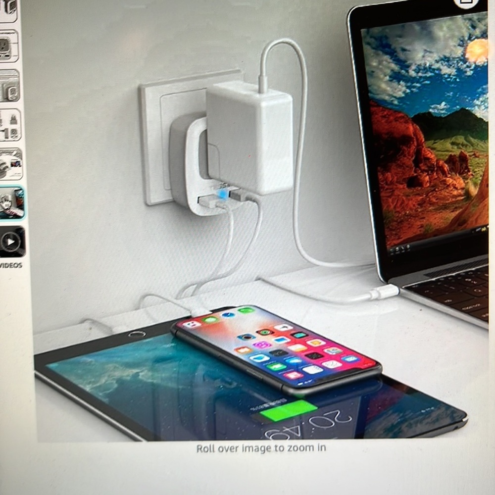 TESSAN Italy travel adapter grounded plug converter NEW - Picture 8 of 8